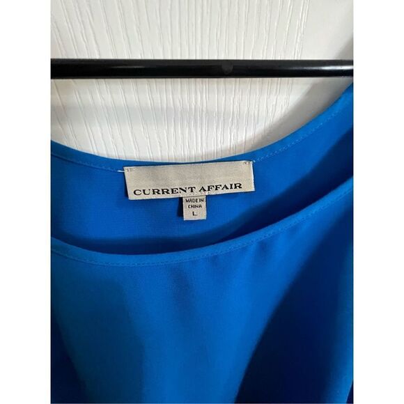 Current Affair Light Blue High/Low Lightweight Professional Tank - Picture 2 of 4